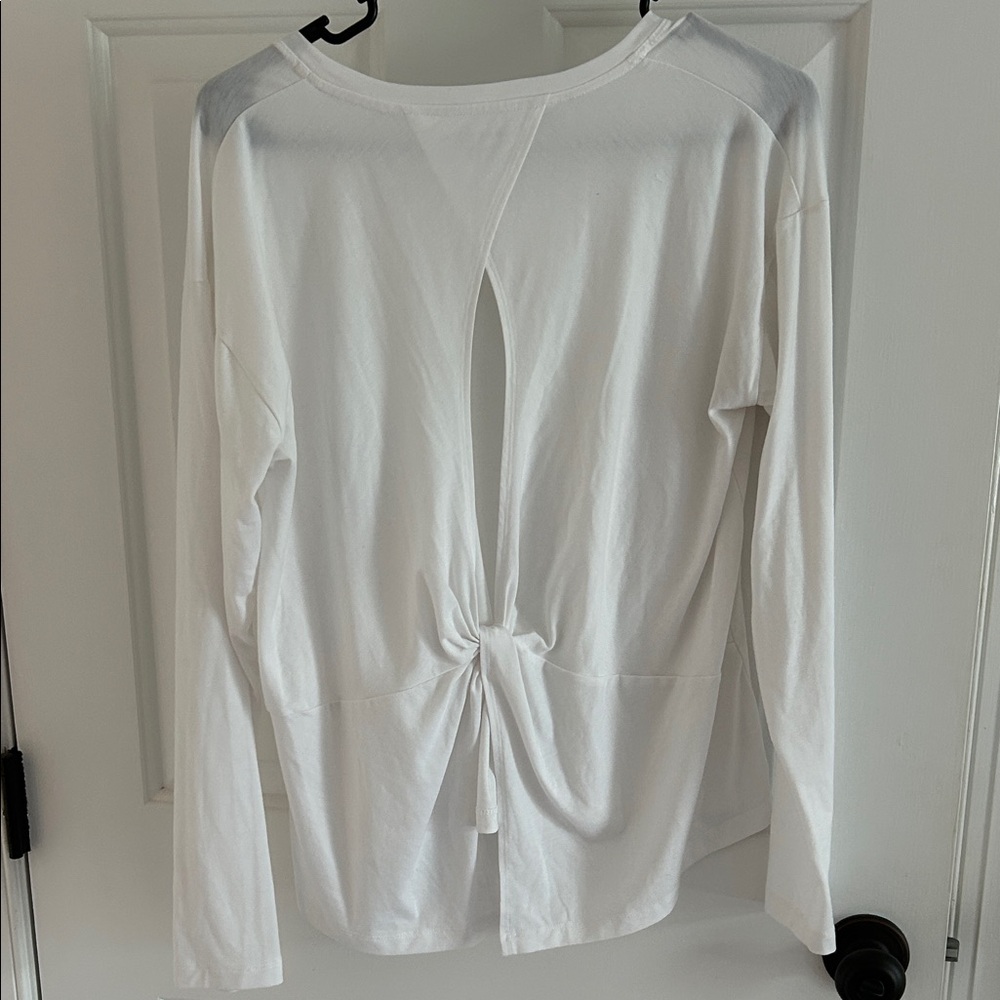 Athleta Women’s Long-Sleeve Tie-Back Top - White